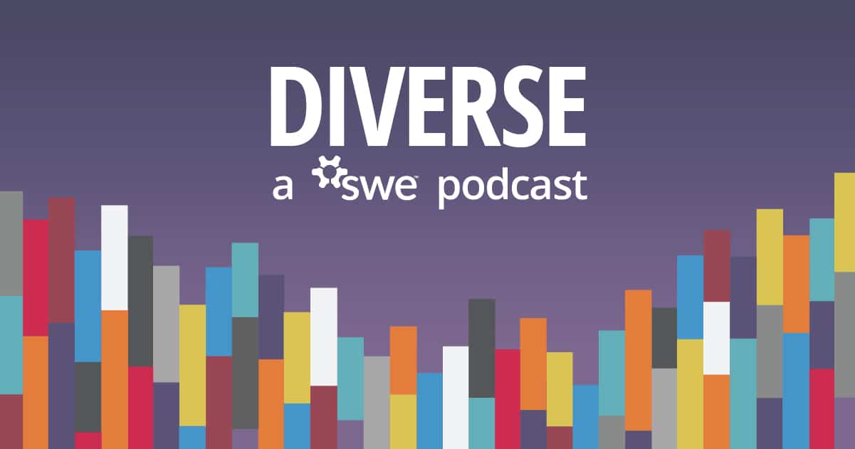 Diverse: a SWE podcast branded graphic